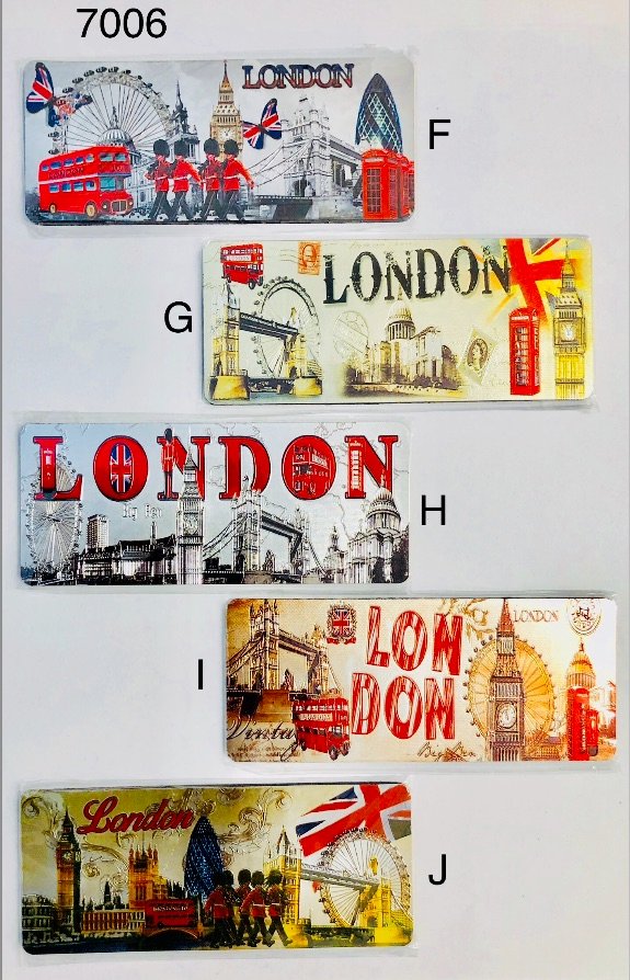 Metal Fridge Magnet - 7006