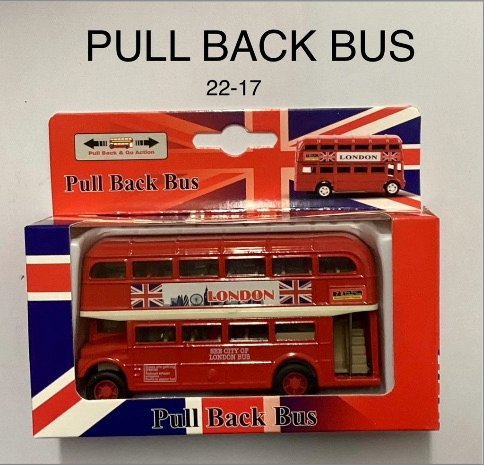Diecast Pull Back Bus - 22-17