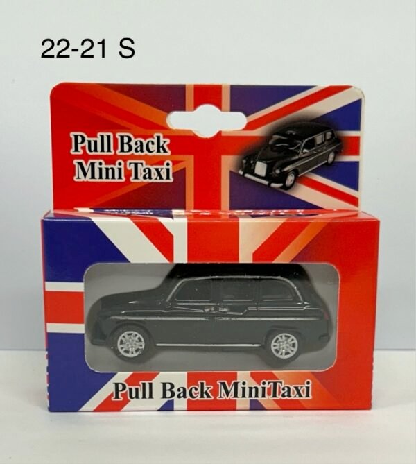 Diecast Pull Back Mini Taxi - 22-21 Small