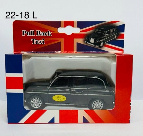Diecast Pull Back Taxi - 22-18 Large