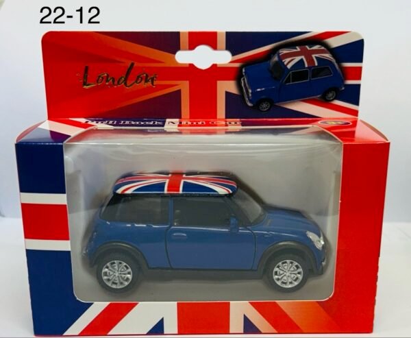 Diecast Pull Back Mini Car - 22-12 Blue