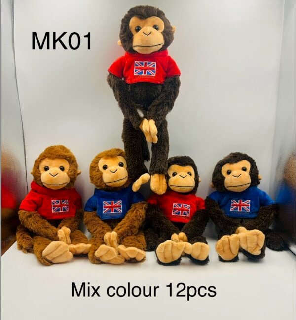 Monkey (12 Pcs Mixed Colours) - MK01