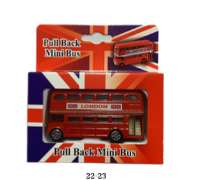 Diecast Pull Back Mini Bus - 22-23