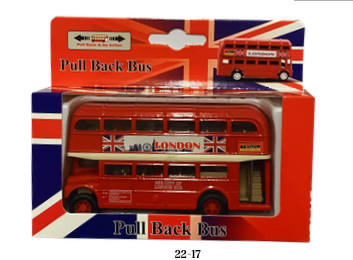 Diecast Pull Back Bus - 22-17