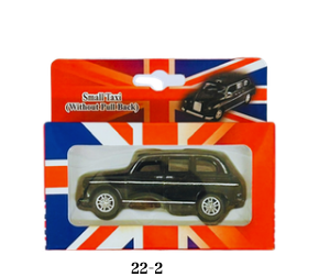 Diecast Small Taxi (Without Pull Back) - 22-2