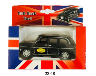 Diecast Pull Back Taxi - 22-18