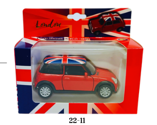 Diecast Pull Back Mini Car - 22-11 Red
