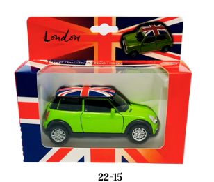 Diecast Pull Back Mini Car - 22-15 Green