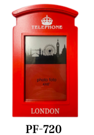 Wooden Photo Frame (Telephone Box) - PF-720