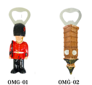 Ceramic Fridge Magnet Opener - OMG
