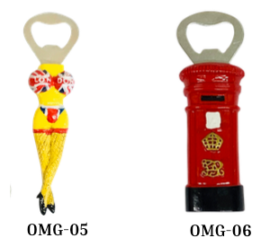 Ceramic Fridge Magnet Opener - OMG