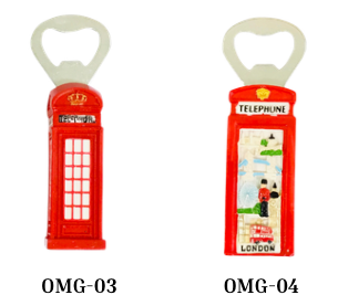 Ceramic Fridge Magnet Opener - OMG