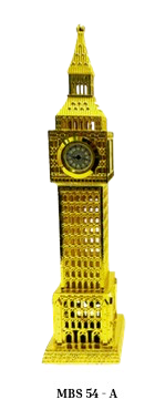 Xtra Large Metal Big Ben - MBS 54-A (Gold)