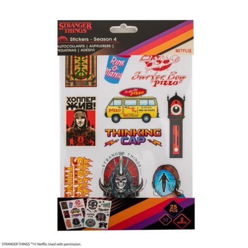 Stranger Things Sticker Set of 2 Season 4 - CR5284