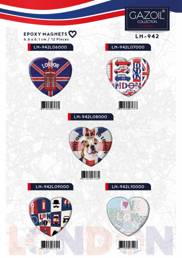 Epoxy Magnets (6.6×6.1 cm) - LN-942