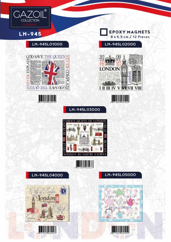 Epoxy Magnets (8×5.5 cm) - LN-945