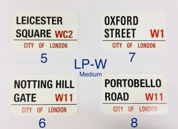 Medium Metal Sign Plate - LP-W