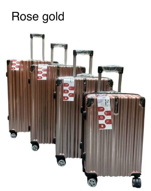 Luggage Set of 4 - Rose Gold