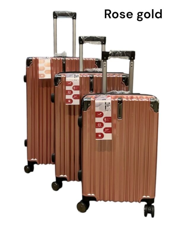 Luggage Set of 3 - Rose Gold