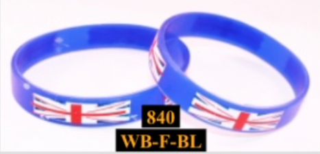 Wrist Band (Flag) - WB-F-BL