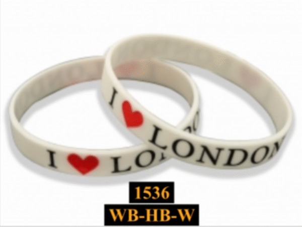 Wrist Band (I Love London) - WB-HB-W