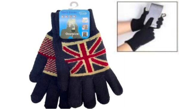 Union Jack Touch Gloves - GLU008