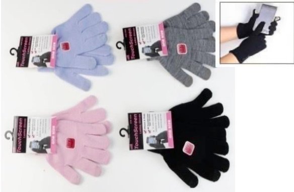 Ladies Phone Touch Gloves - HL419