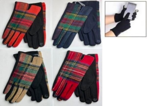 Tartan Touch Gloves - SPS221