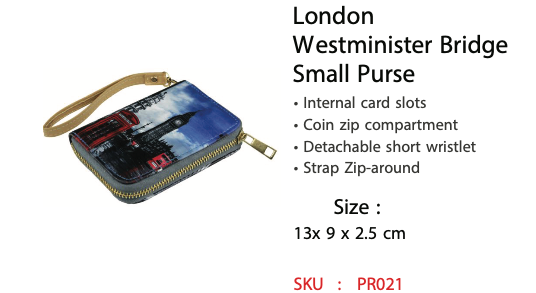 London Westminister Bridge Small Purse - PR021