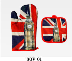 Oven Glove & Mat Set - SOV-01