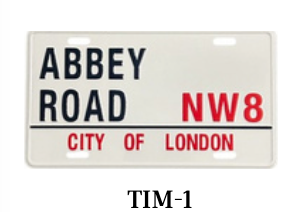 Metal Sign Plate - TIM-1