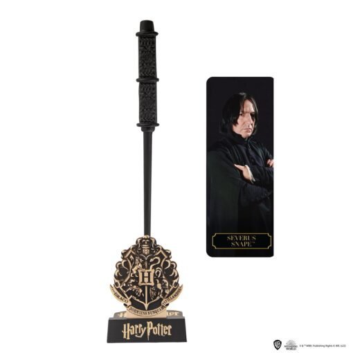 Harry Potter Severus Snape Wand Pen with Stand & Lenticular Bookmark - CR5405U