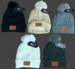 Pompom Hat With Fleece - HF001