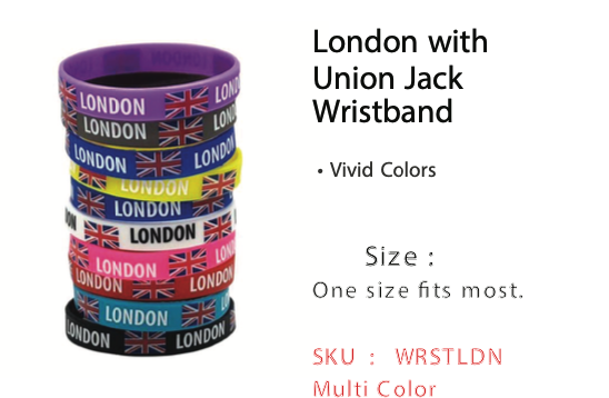 London with Union Jack Wristband - WRSTLDN