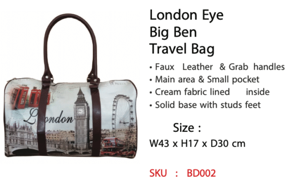 London Eye Big Ben Travel Bag - BD002