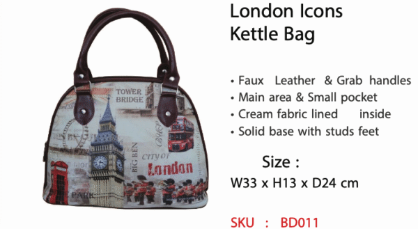 London Icons Kettle Bag - BD011