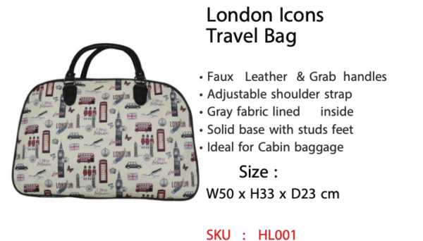 London Icons Travel Bag - HL001