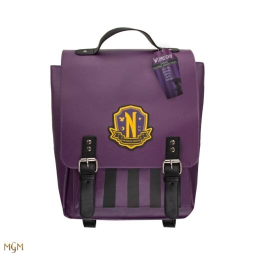 Wednesday Nevermore Academy Purple Backpack - CR2482