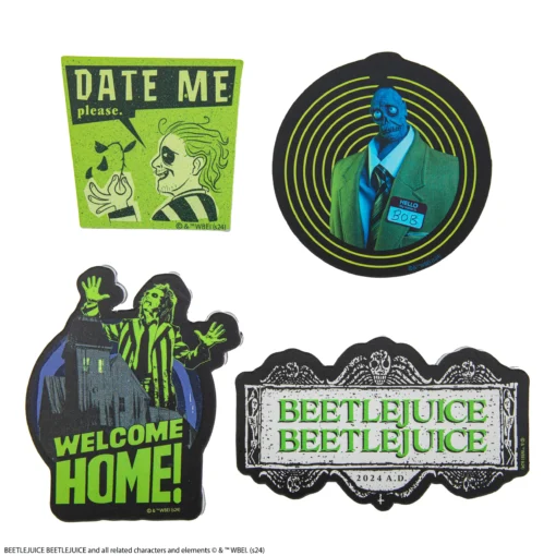Beetlejuice Set of 4 Magnets - CR5840
