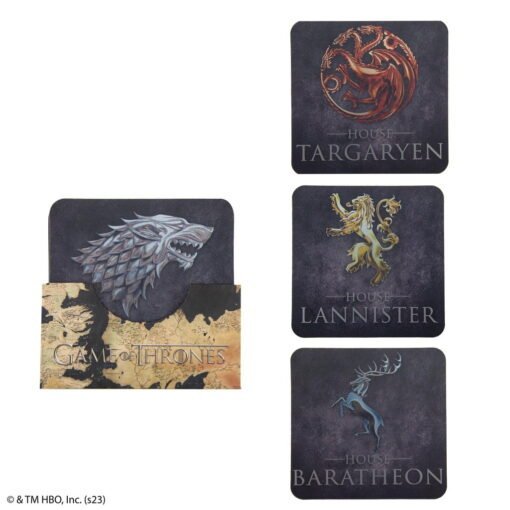 Game of Thrones Set of 4 Coasters - CR4160
