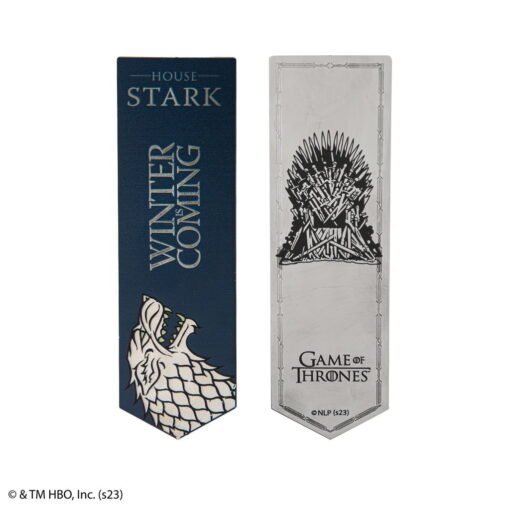 Game of Thrones Stark Metal Bookmark - CR5660