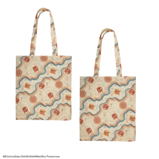 One Piece Grand Line Map Tote Bag - CR2393