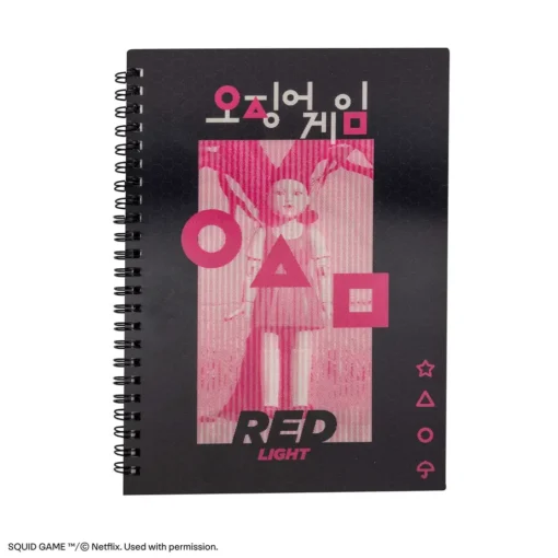 Squid Game Red Light, Green Light Lenticular Softcover Notebook - CR5148