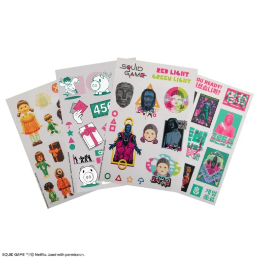 Squid Game Set of 60 Stickers - CR5240