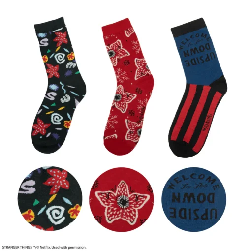 Stranger Things Set of 3 Socks - CR1686