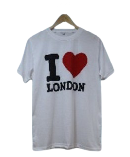 I Love London Printed T-Shirt - White