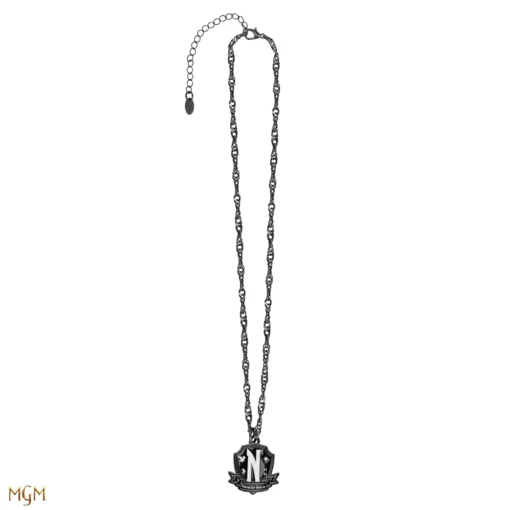 Wednesday Nevermore Academy Black Necklace - MAP3071