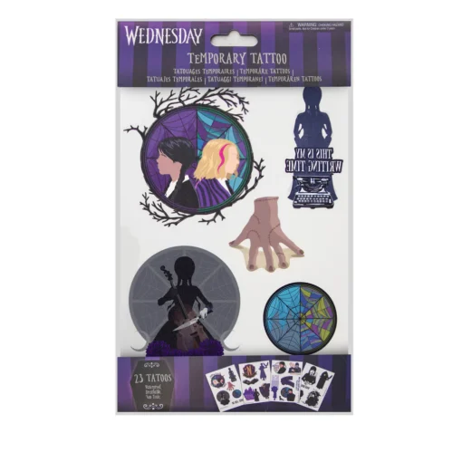 Wednesday Set of 23 Temporary Tattoos - CR5270