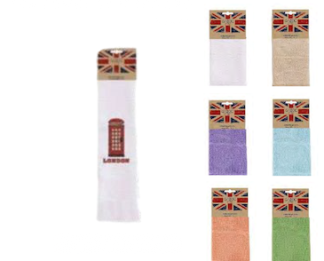 Tea Towel Swifted Sponge Embroidered (50x70 cm) - LN-351