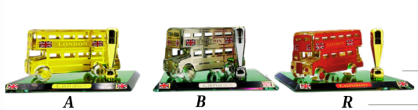 Crystal Bus with Pen Holder - AC73